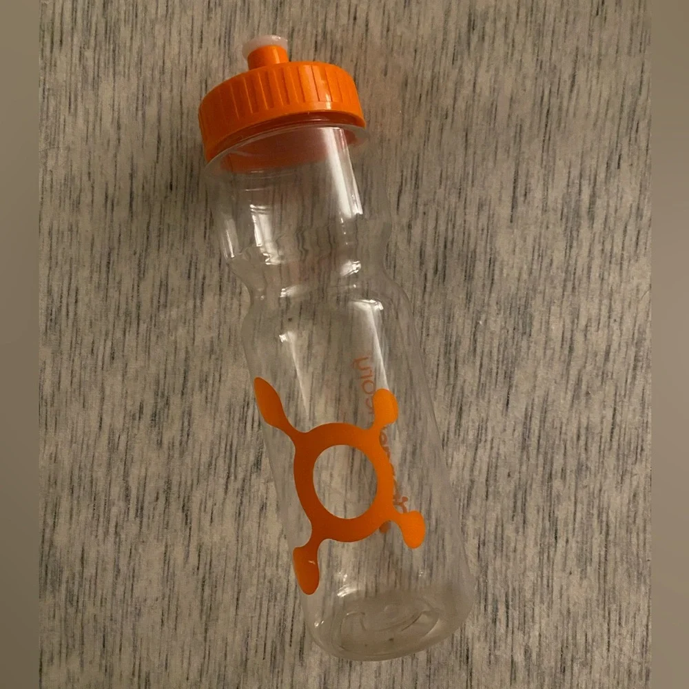 Orangetheory | Clear OTF Branded Water Bottle with Orange Lid - Picture 2 of 5